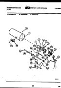 BURNER, IGNITER AND VALVE Diagram and Parts List for DG640KXH1  Frigidaire Dryer