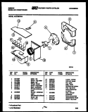 AIR HANDLING PARTS Diagram and Parts List for AK27E6RWA  Gibson Air Conditioner