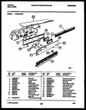 CONTROL PANEL Diagram and Parts List for 11-2439-00-05  Tappan Wall Oven
