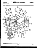 BODY PARTS Diagram and Parts List for RSE37BAF5  Frigidaire Range