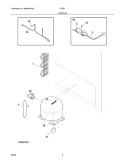 SYSTEM Diagram and Parts List for CF057  Frigidaire Freezer