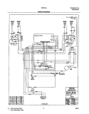 WIRING DIAGRAM Diagram and Parts List for FEF355AWG  Frigidaire Range