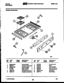 COOKTOP PARTS Diagram and Parts List for 30-2249-00-05  Tappan Range