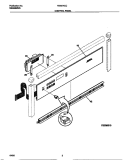 Part Location Diagram of 318030108 Frigidaire PANEL-CONTROL