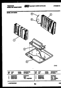 UNIT PARTS Diagram and Parts List for AW11MT5N1  Frigidaire Air Conditioner
