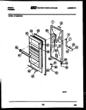 DOOR PARTS Diagram and Parts List for FV16M9WXFA  Gibson Freezer
