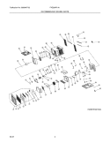 RECOMMENDED SPARE PARTS Diagram and Parts List for FAZ08HR1A1  Frigidaire Air Conditioner