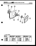 AIR HANDLING PARTS Diagram and Parts List for AH08ME2E1  Frigidaire Air Conditioner