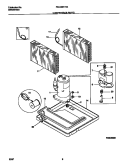 COMPRESSOR PARTS Diagram and Parts List for FAC066F7A2  Frigidaire Air Conditioner