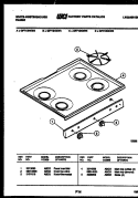 DOOR PARTS Diagram and Parts List for PGF201HXD2  Frigidaire Range