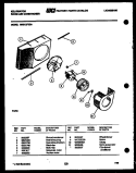 AIR HANDLING PARTS Diagram and Parts List for MH312F2QA  Kelvinator Air Conditioner
