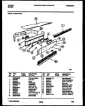 CONTROL PANEL Diagram and Parts List for 12-3699-00-04  Tappan Wall Oven