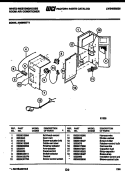 ELECTRICAL PARTS Diagram and Parts List for AH086N7T1  Frigidaire Air Conditioner