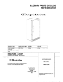 COVER Diagram and Parts List for FRU17G4JW0  Frigidaire Refrigerator