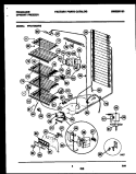 SYSTEM AND ELECTRICAL PARTS Diagram and Parts List for FFU17D9AW3  Frigidaire Freezer