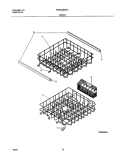 RACKS Diagram and Parts List for FDBC24BAS1  Frigidaire Dishwasher