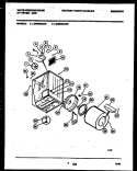 CABINET AND COMPONENT PARTS Diagram and Parts List for DG500AXW6  Frigidaire Dryer