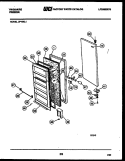 DOOR PARTS Diagram and Parts List for UF16NL1  Frigidaire Freezer