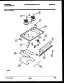 COOKTOP AND BROILER PARTS Diagram and Parts List for RA30NL4  Frigidaire Range