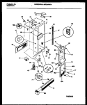 CABINET PARTS Diagram and Parts List for MRS22WRAW1  Frigidaire Refrigerator
