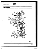 MOTOR AND PUMP PARTS Diagram and Parts List for WL24F4WWMB  Gibson Washer