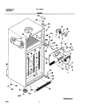 CABINET Diagram and Parts List for PLHT189CSK0  Frigidaire Refrigerator