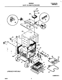 UPPER OVEN Diagram and Parts List for FEB755CESH  Frigidaire Wall Oven