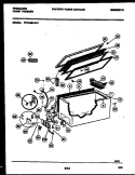 CHEST FREEZER PARTS Diagram and Parts List for FFC18M1AW1  Frigidaire Freezer