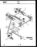 BURNER PARTS Diagram and Parts List for 32-1009-00-11  Tappan Range