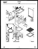 BODY PARTS Diagram and Parts List for CP305WP2W2  Frigidaire Range