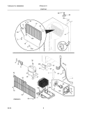 SYSTEM Diagram and Parts List for KRS221LHY1  Kelvinator Refrigerator