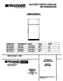 COVER Diagram and Parts List for MRT15CNEW2  Frigidaire Refrigerator