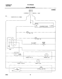 WIRING SCHEMATIC Diagram and Parts List for FRT18P6BSK5  Frigidaire Refrigerator