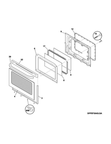 Part Location Diagram of 316575924 Frigidaire HINGE