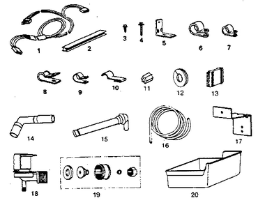 Ice Maker Diagram and Parts List for 2538679210  Kenmore Refrigerator