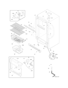 Part Location Diagram of 5304496283 Frigidaire GROMMET