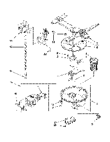 Pump, Washarm And Motor Diagram and Parts List for 66513963K017  Kenmore Dishwasher