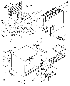 Cabinet Parts Diagram and Parts List for 5648991740  Kenmore Refrigerator