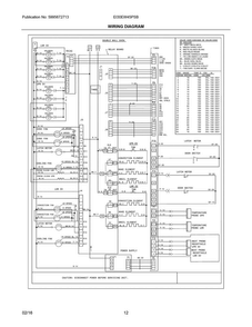 Wiring Diagram Diagram and Parts List for EI30EW45PSB  Electrolux Wall Oven