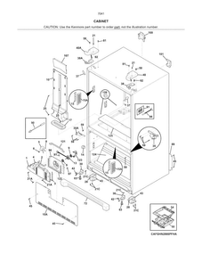 Part Location Diagram of 240335005 Maytag Refrigerator roller assembly