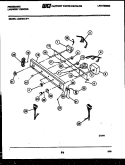 CONSOLE AND CONTROL PARTS Diagram and Parts List for LCG751LL1  Frigidaire Washer Dryer Combo