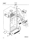 CABINET Diagram and Parts List for FRT18IB4AW6  Frigidaire Refrigerator