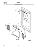 WINDOW MOUNTING PARTS Diagram and Parts List for FAC085K7A7  Frigidaire Air Conditioner