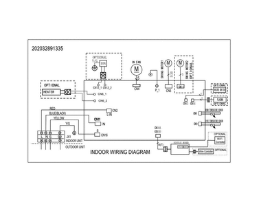 Wiring Diagram Diagram and Parts List for FFMS121WQ10  Frigidaire Air Conditioner
