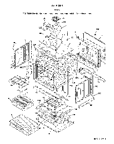 Body Diagram and Parts List for 79049423316  Kenmore Wall Oven