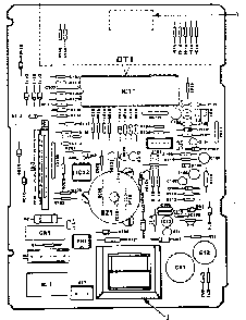 Power And Control Circuit Board Diagram and Parts List for 5648888600  Kenmore Microwave