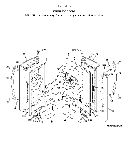 Fresh food door Diagram and Parts List for 2537044341E  Kenmore Refrigerator
