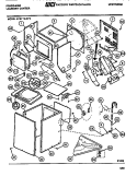 CABINET Diagram and Parts List for LCE462LL2  Frigidaire Washer