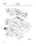 ICE CONTAINER Diagram and Parts List for FRS23SM4AW0  Frigidaire Refrigerator