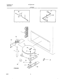 SYSTEM Diagram and Parts List for WFC25M4HW2  Westinghouse Freezer